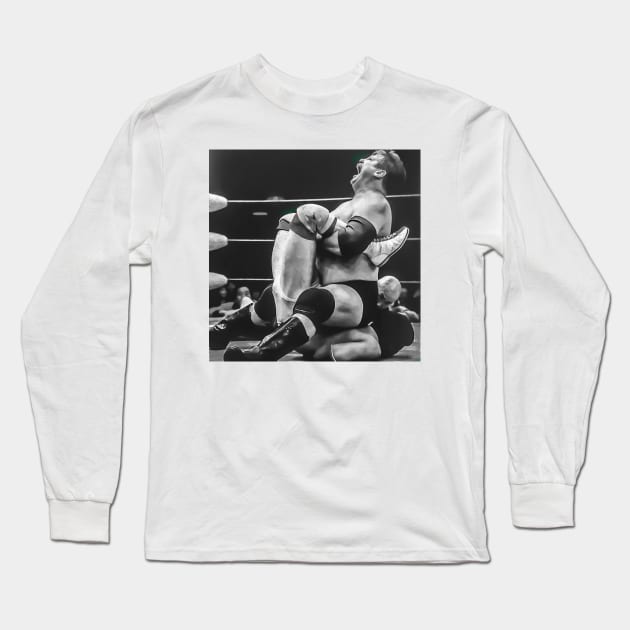 Stan Hansen Texas Crab Long Sleeve T-Shirt by Superkick Shop